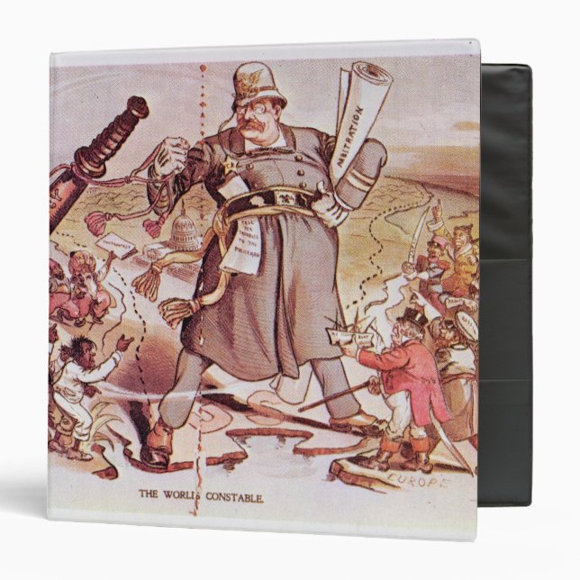 Classeur Bande dessinée du Président Roosevelt (Devant/Intérieur)