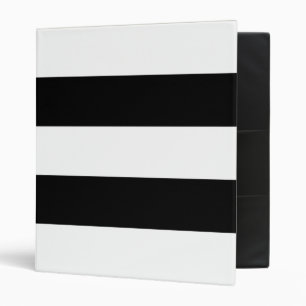 Classeur Bande noire et blanche