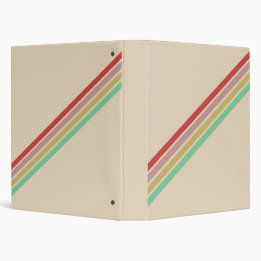 Classeur Bande rétro Vintage des années 70