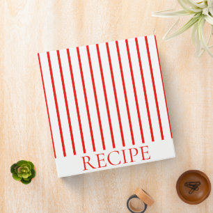 Classeur Bande verticale rouge et blanche Moderne minimalis