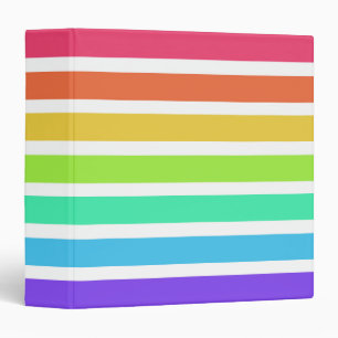 Classeur Bandes arc-en-ciel lumineuses