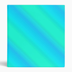 Classeur Bandes aurora - bleu, aqua, turquoise