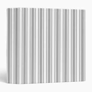 Classeur Bandes de bonbons grises et blanches
