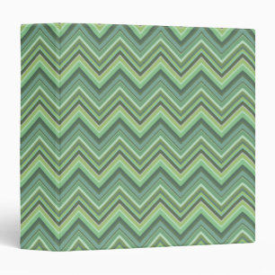 Classeur Bandes de zigzag vert olive