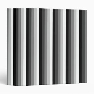 Classeur Bandes d'ombre noir et blanc