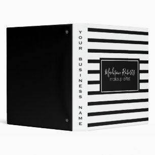 Classeur Bandes noires et blanches