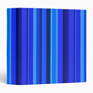 Classeur Bandes verticales bleues