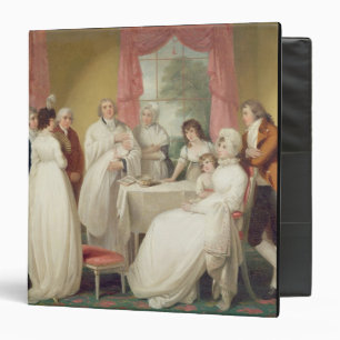 Classeur Baptême de l'héritier, (huile sur la toile) Se