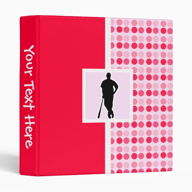 Classeur Base-ball mignon (Devant/Côté)