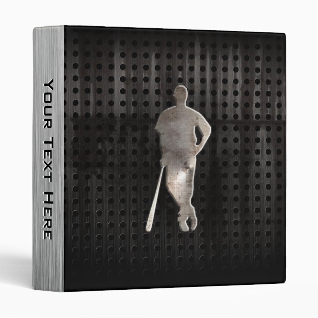 Classeur Base-ball rocailleux (Devant/Côté)