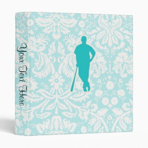Classeur Base-ball turquoise