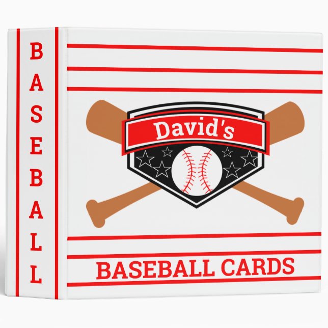 Classeur Baseball (Devant/Côté)
