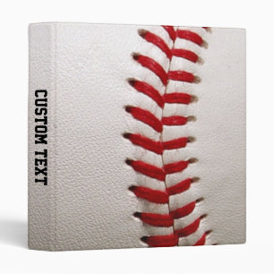 Classeur Baseball avec texte personnalisable