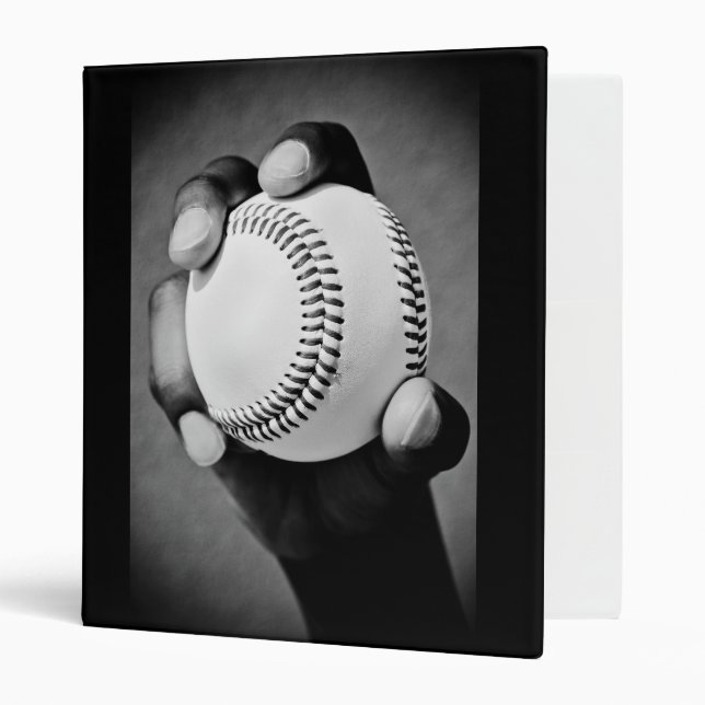 Classeur baseball en main (Devant/intérieur)