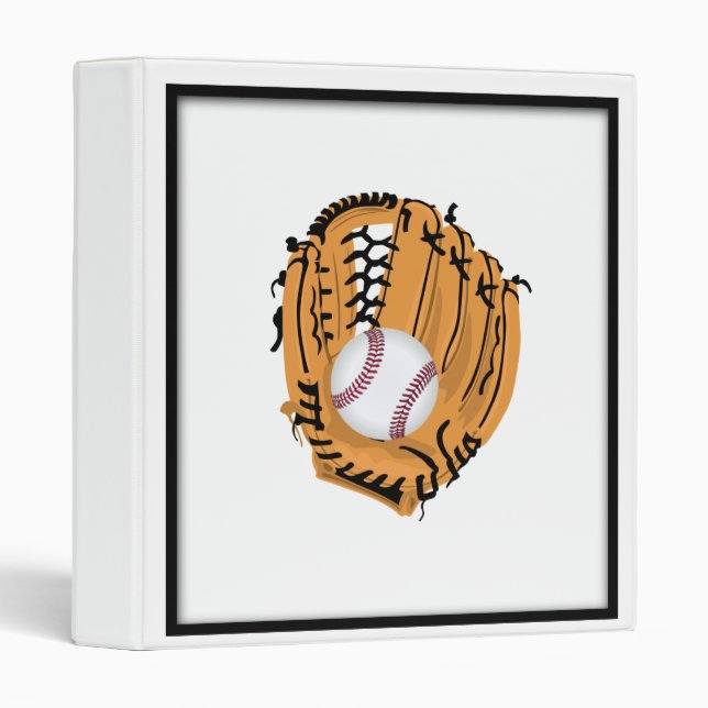 Classeur Baseball Mitt et Ball (Devant/Côté)