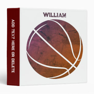 Classeur Basket-ball du Personalized