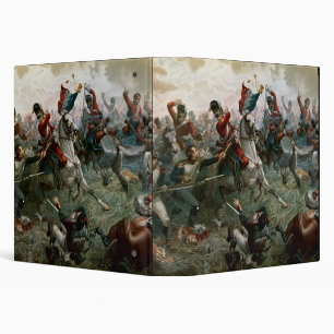 Classeur Bataille de waterloo, le 18 juin 1815, 1898