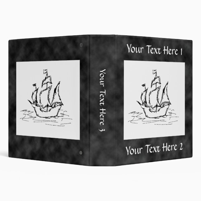 Classeur Bateau de pirate (Arrière-plan)