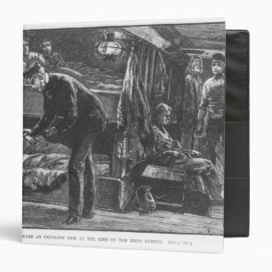 Classeur Bateau émigré à l'heure de la famine irlandaise