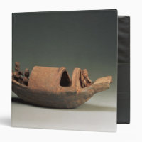 Bateau et équipage, objet façonné de tombe