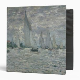 Classeur Bateaux de Claude Monet , ou régate à Argenteui
