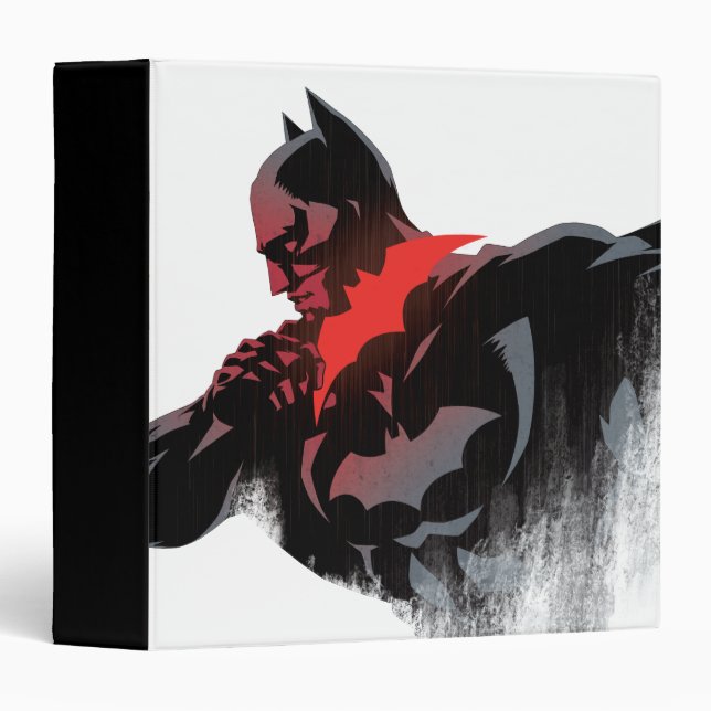 Classeur Batman Crimson Batarang (Devant/Côté)