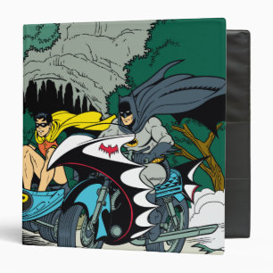Classeur Batman Et Robin En Batcycle