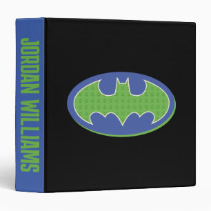 Classeur Batman   Symbole pourpre et vert