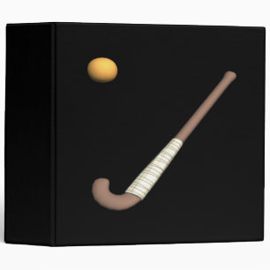 Classeur Bâton de hockey et boule de champ