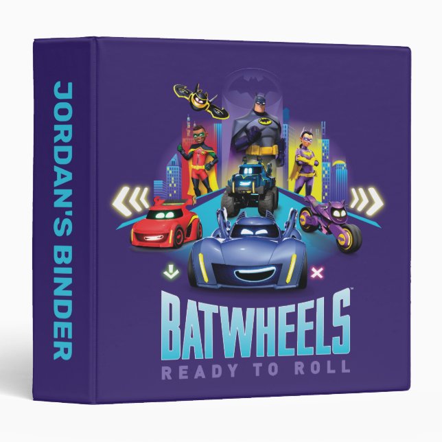 Classeur Batwheel™ - Prêt à rouler (Devant/Côté)