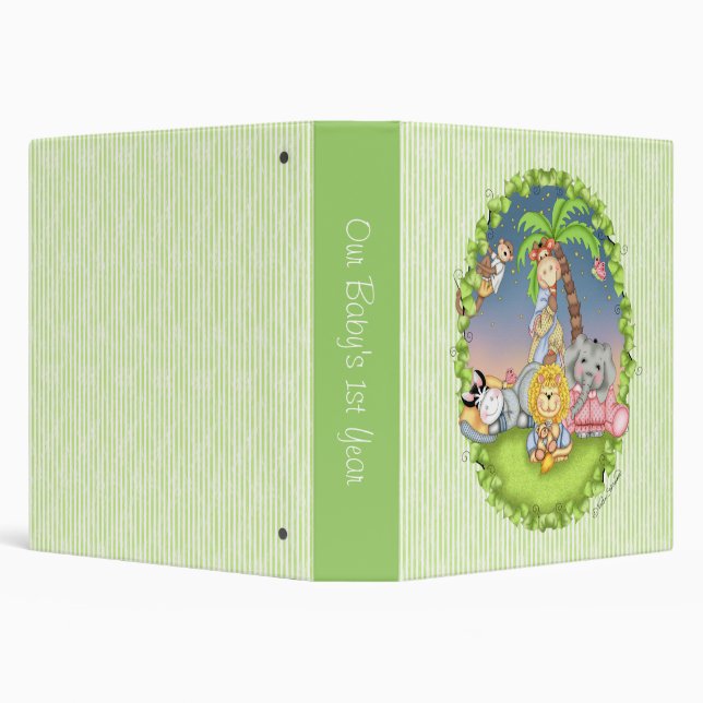 Classeur BaZooples album de la ?ère de "année notre bébé" (Arrière-plan)