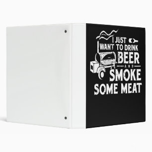 Classeur BBQ Fumer Pitmaster Boire cadeau Bière Fumée Via