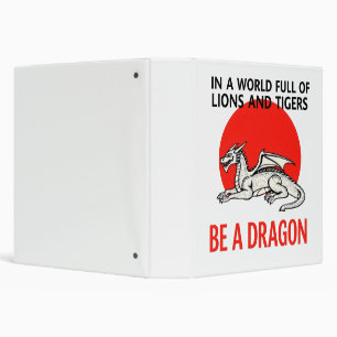 Classeur Be a Dragon - Unique design Imaginaire