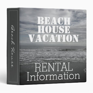 Classeur Beach House Location Information Texte Photo