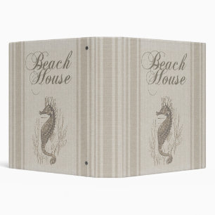 Classeur Beach House Seahorse Seashore