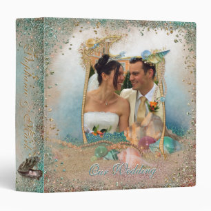 Classeur Beach Seashells Album de mariage VOTRE photo