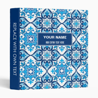 Classeur 💙 🤍 Beau bleu - blanc Azulejos X,