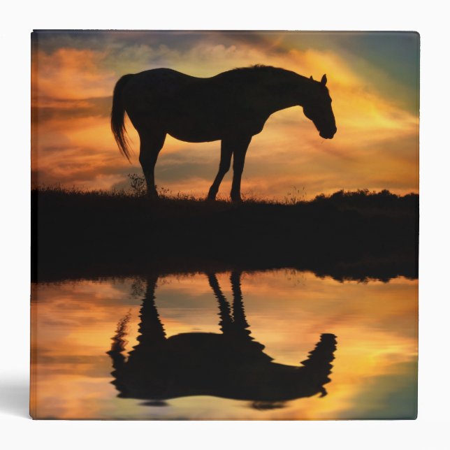 Classeur Beau Cheval et Eau (Devant)