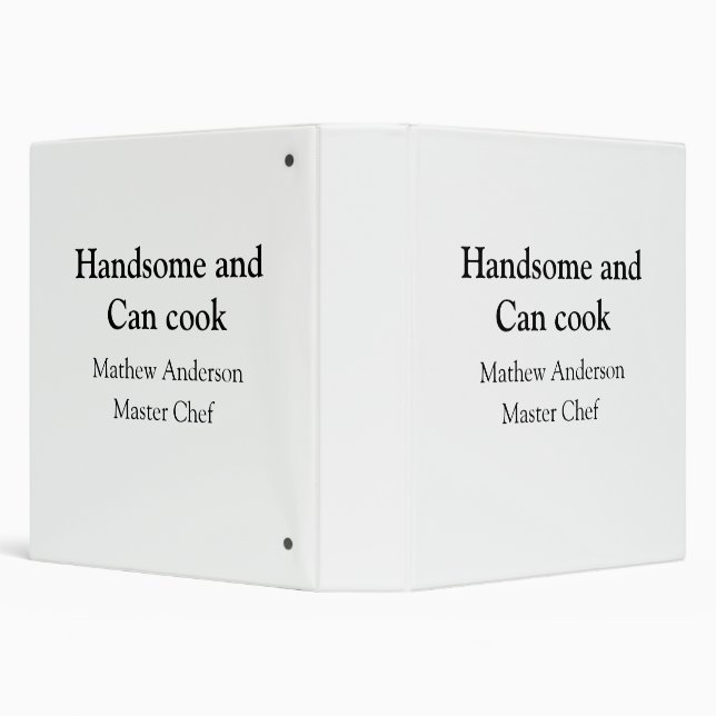 Classeur Beau et peut cuisiner ajouter nom maître chef date (Arrière-plan)