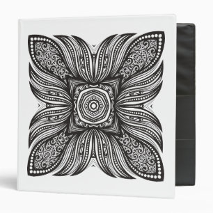 Classeur Beau griffonnage de carré de décor