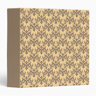 Classeur Beau motif ethnique de Damas pointillisme