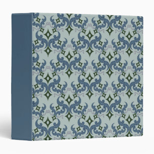 Classeur Beau motif ethnique de Damas pointillisme