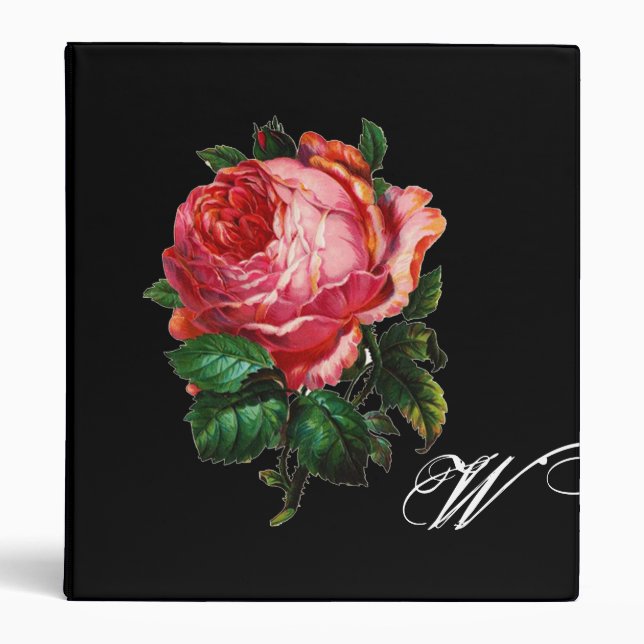 CLASSEUR BEAU ROSE ROSE ROSE MONOGRAM (Devant)