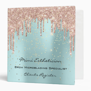 Classeur Beauty Studio Maquillage Artiste Planificateur d'é