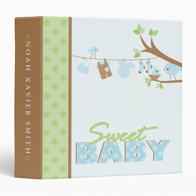 Classeur Bébé doux (Devant/Côté)