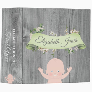 Classeur Bébé floral mignon