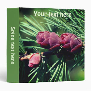 Classeur Bébé Miniature Pine Cônes Nature Personnalisée