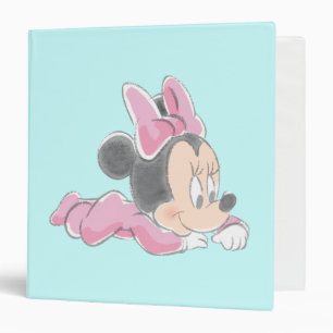 Classeur Bébé Minnie Mouse Pyjama rose