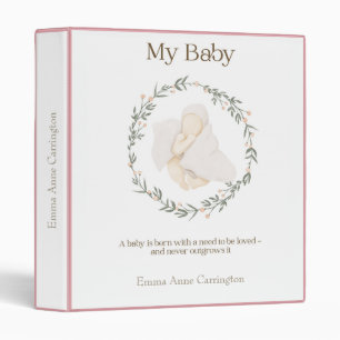 Classeur Bébé moderne mignon garde photo personnalisée 3 Ri