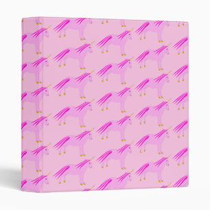 Classeur Bébé rose jolie fille Unicorn Motif